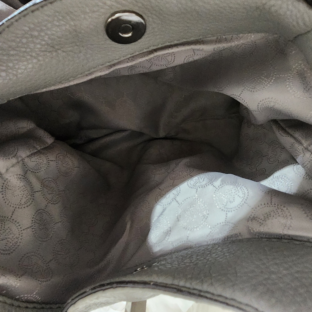 Michael Kors Grey Leather Bag - Picture 4 of 7